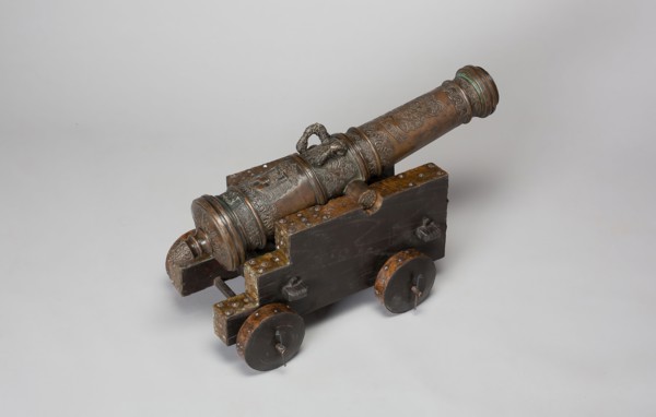 Model Field Cannon with Carriage, 1693, Austrian, Austria, Bronze, iron, wood, and copper, Length