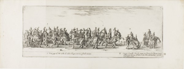 Entrance of the Ambassador of Poland into Rome, 1633, Stefano della Bella, Italian, 1610-1664,