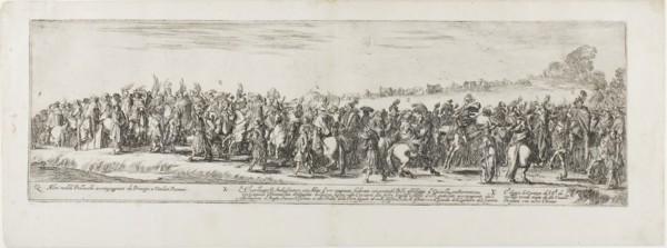 Entrance of the Ambassador of Poland into Rome, 1633, Stefano della Bella, Italian, 1610-1664,