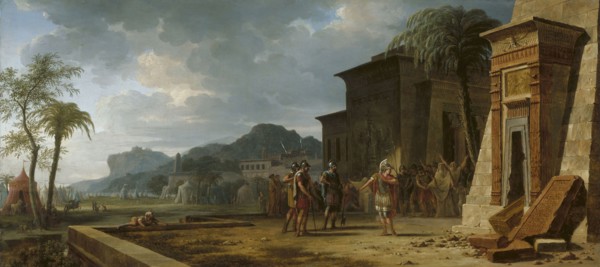 Alexander at the Tomb of Cyrus the Great, 1796, Pierre-Henri de Valenciennes, French, 1750-1819,