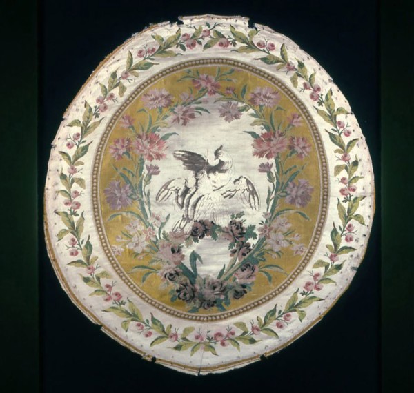 Circular Chair Seat, c. 1780, Designed by Philippe de LaSalle (French, 1723–1803/5), France, Lyon,