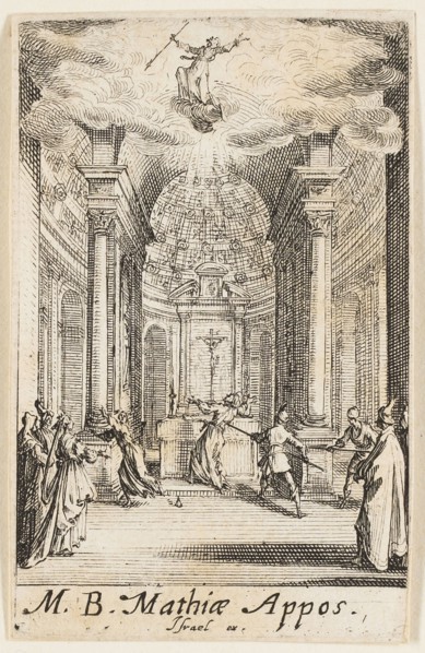 Martyrdom of Saint Mathias, plate eleven from The Martyrdoms of the Apostles, n.d., Jacques Callot,