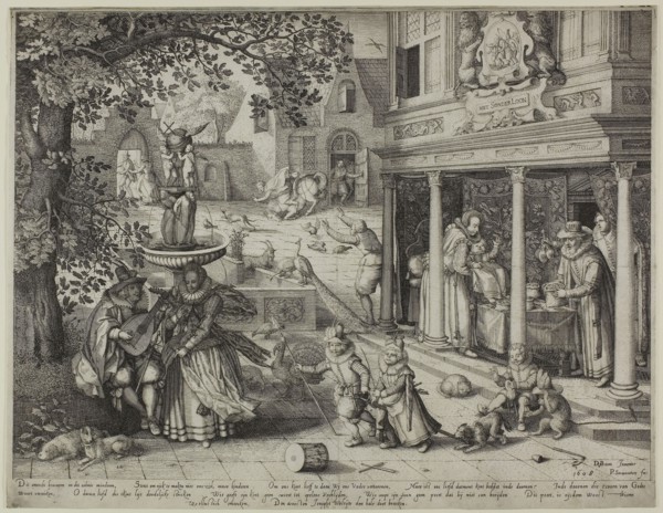 An Allegory of Relations between the Generations, 1608, Pieter Serwouters (Flemish, 1586-1657),