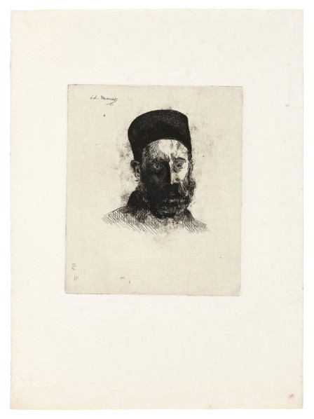 M. Manet (The Artist’s Father) II, 1861, Édouard Manet, French, 1832-1883, France, Etching,