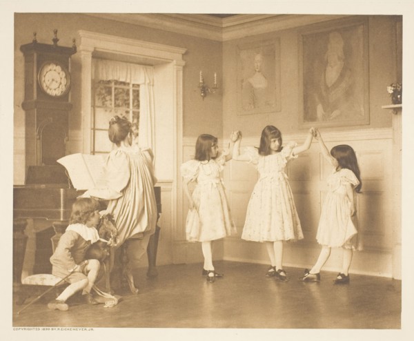 The Dance, 1899, Rudolph Eichemeyer, Jr., American, 1862–1932, United States, Photogravure, No. 7