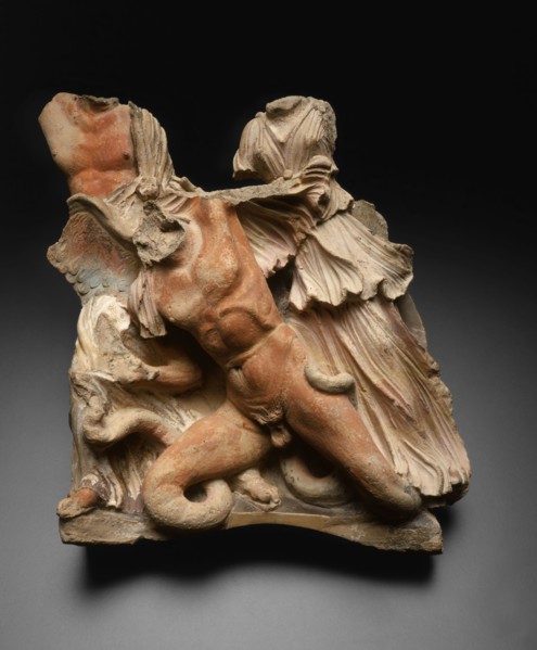 Architectural Relief Depicting the Gigantomachy (Battle Between Gods and Giants), 3rd/2nd century