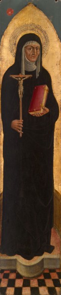 Saint Monica from an Augustinian altarpiece, 1450/75, Italian, possibly Venice, Venice, Tempera and