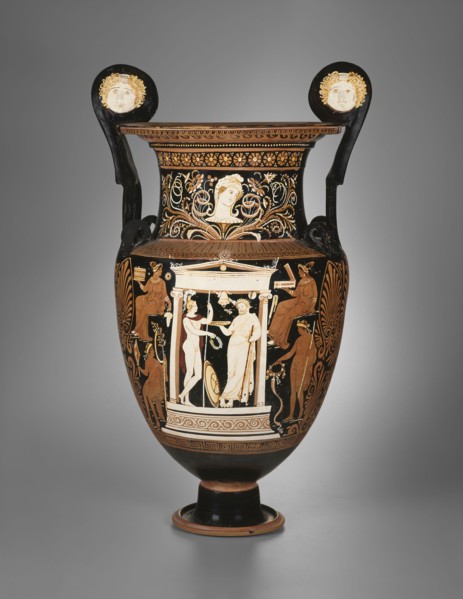Volute Krater (Mixing Bowl), About 340 BC, Attributed to the Painter of Copenhagen 4223, Greek,