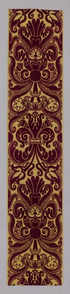 Panel from the Davanzati Palace, c. 1625, Italy, Florence, Florence, Silk, warp-float faced 3:1