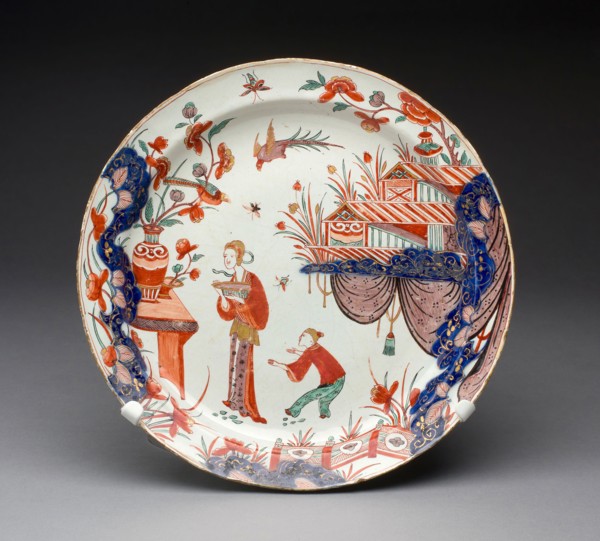Plate, c. 1720, De Grieksche A (The Greek A) Factory, Delft, Netherlands, 1658-1722, Pieter