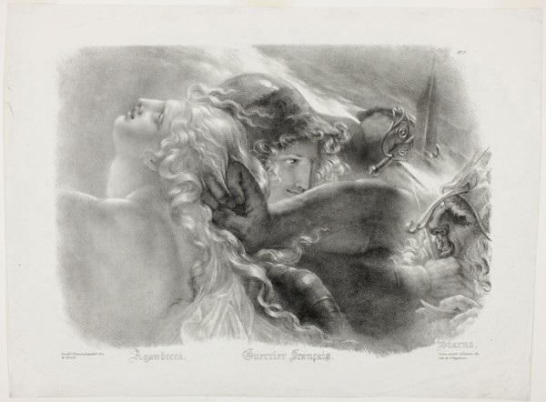 Agandecca, French Warrior, Starno (based on Girodet’s painting The Spirits of French Heroes