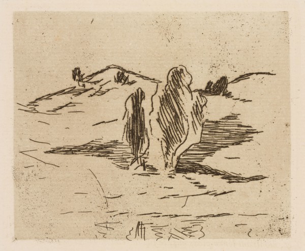 The High Valley, plate 3 from Le Fleuve, 1874, Édouard Manet (French, 1832-1883), written by