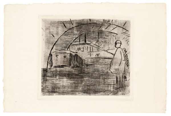 The Arch of the Bridge, 1874, Édouard Manet (French, 1832-1883), printed by Auguste Delâtre