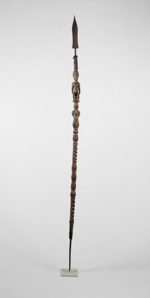 Figural Staff, Probably late 19th century, Baule, Côte d’Ivoire, Coastal West Africa, Côte