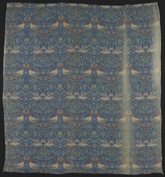 Bird (Formerly a Curtain), 1878 (produced 1878/1940), Designed by William Morris (English,