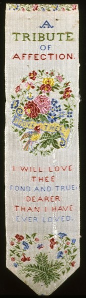 Bookmark, 19th century, Thomas Stevens (English, 1828–1888), England, Coventry, England, Silk,