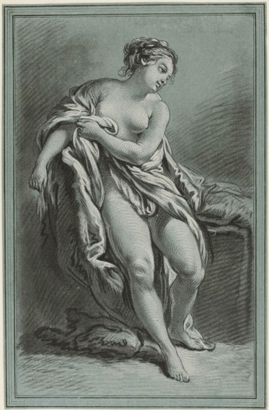 Bather, 1768, Louis-Marin Bonnet (French, 1736-1793), after François Boucher (French, 1703-1770),
