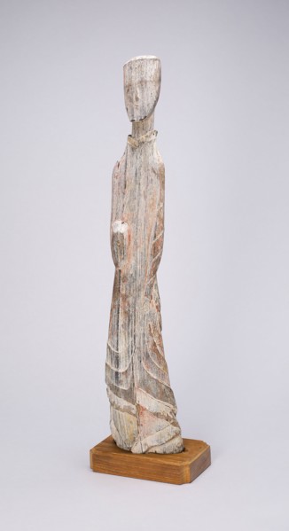 Standing Attendant (Tomb Figurine), Eastern Zhou dynasty, Warring States period (480–221 B.C.),