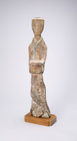 Standing Attendant (Tomb Figurine), Eastern Zhou dynasty, Warring States period (480–221 B.C.),