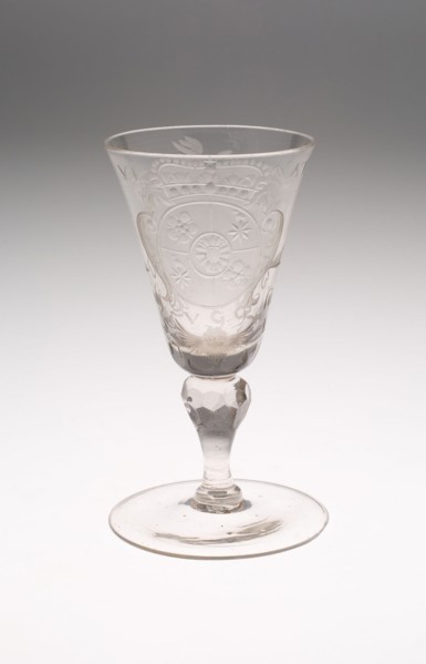 Goblet, 18th century, Europe, Europe, Glass, 13.7 × 7.8 cm (5 3/8 × 3 1/16 in.)