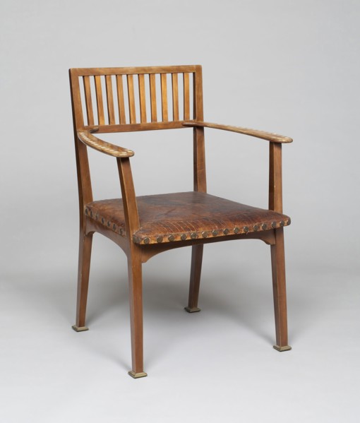 Armchair No. 8, 1898/99, Designed by Otto Wagner (Austrian, 1841-1918), Austria, Vienna, Vienna,