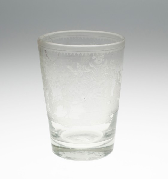 Beaker, c. 1760, Russia, Glass, H. 14.9 cm (5 7/8 in.)