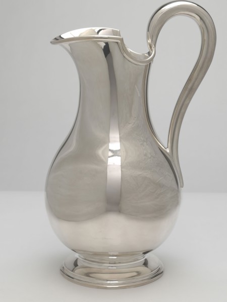Pitcher, 1825/46, R. & W. Wilson, American, 1825–1883, Philadelphia, United States, Silver, 36.8 ×