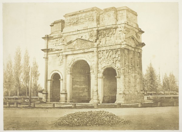 Arc Antique a Orange, 1853, Édouard Baldus, French, born Germany, 1813–1889, France, Albumen print,