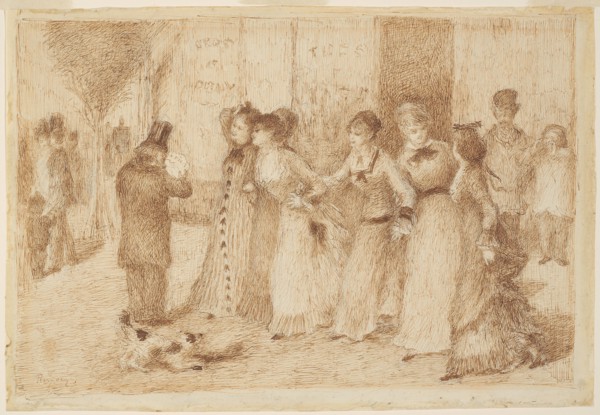 Workers’ Daughters on the Outer Boulevard (Illustration for Emile Zola’s L’Assommoir), 1877/78,