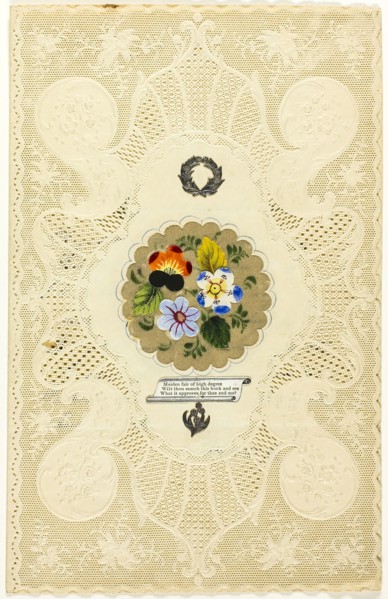 Maiden Fair of High Degree (valentine), 1845/50, Joseph Mansell, English, 19th century, England,