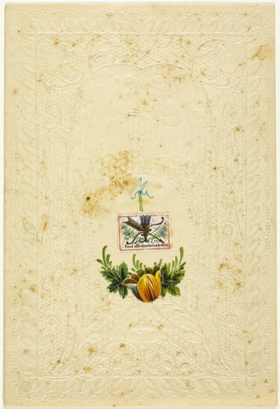 Fond Affection Turns to Thee (valentine), 1840/49, Unknown Artist, American or English, 19th