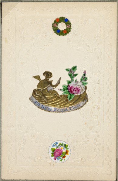 I’ll Ne’er Forget Thee (valentine), c. 1830, Unknown Artist, American or English, 19th century,