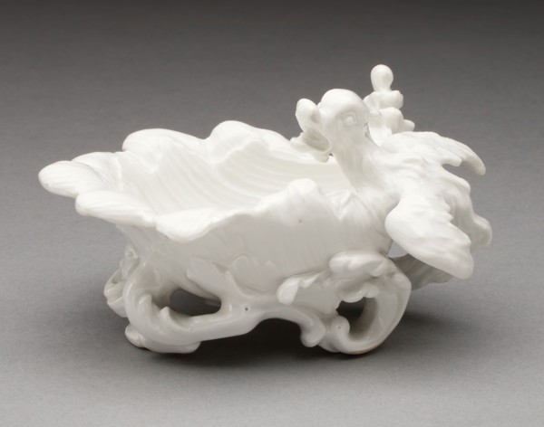 Salt Cellar, 1730/35, Meissen Porcelain Manufactory, German, founded 1710, Meissen, Hard-paste