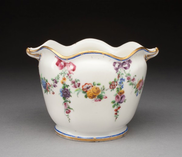 Wineglass Cooler, 1758, Sèvres Porcelain Manufactory, French, founded 1740, Painted by