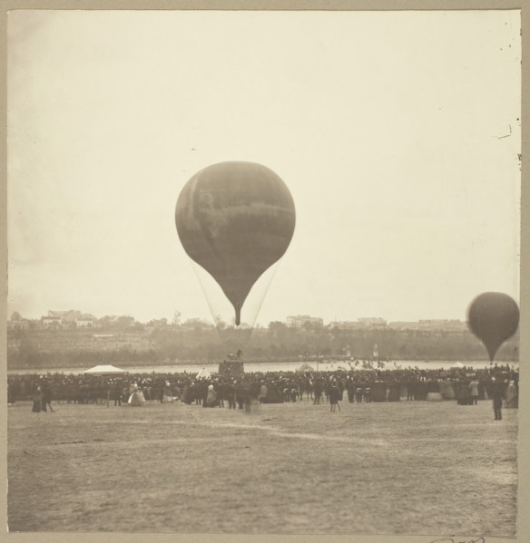 Le Geant, Champ de Mars, October 18, 1863, probably printed 1880/89, Nadar (Gaspard Félix