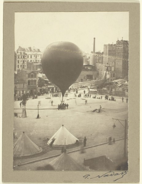 Le Neptune, Place Saint-Pierre à Montmartre, September 23, 1870, Nadar (Gaspard Félix Tournachon),