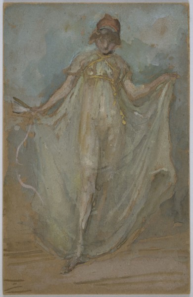 Green and Blue: The Dancer, c. 1893, James McNeill Whistler, American, 1834-1903, United States,