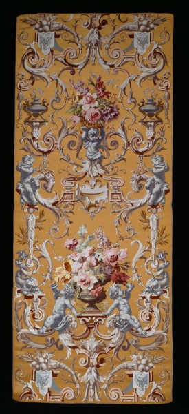 Panel (Furnishing Fabric), 1860/80, Produced by Mathevon et Bouvard, 1810–1895, France, Lyon, Lyon,
