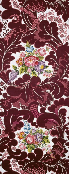 Panel, 1860/80, Produced by Mathevon et Bouvard, 1810–1895, France, Lyon, France, Silk and linen,