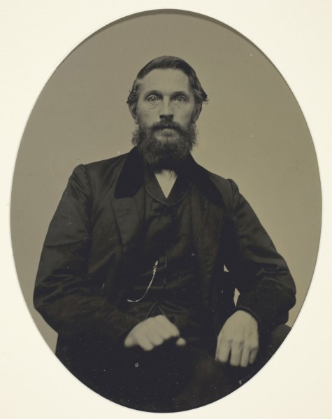 Untitled (Portrait of a Man), 1850–1900, American, 19th century, United States, Tintype, 17.3 x 13
