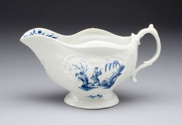 Sauceboat, c. 1765, Worcester Porcelain Factory, Worcester, England, founded 1751, Worcester,