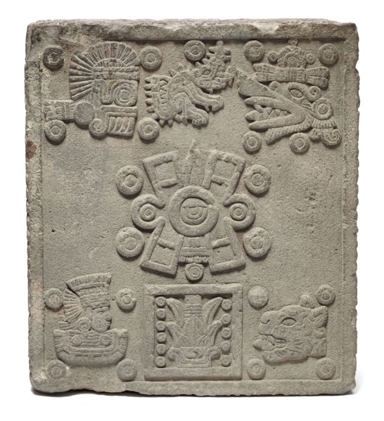 Coronation Stone of Motecuhzoma II (Stone of the Five Suns), 1503, Aztec (Mexica), Tenochtitlan,