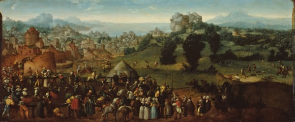 Landscape with Tournament and Hunters, 1519/20, Jan van Scorel, Netherlandish, 1495-1562,