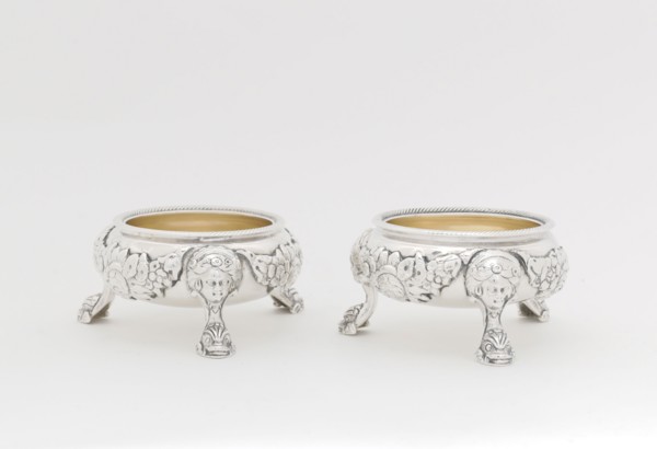 Pair of Salts, 1790/95, Joseph Richardson Jr., American, 1752–1831, Philadelphia, Philadelphia,