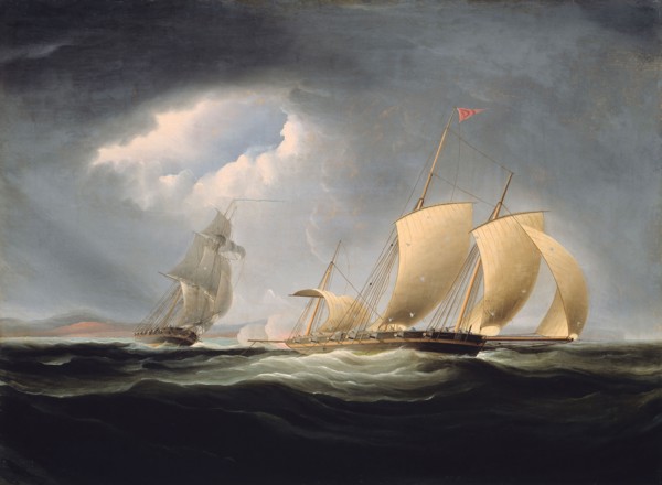 Capture of the Tripoli by the Enterprise, 1806/12, Thomas Birch, American, born England, 1779–1851,