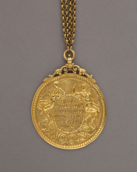 Presentation Medal of Francesco Morosini, 17th century, Italian, Venice, Venice, Gold, 7.8 x 5.4 cm