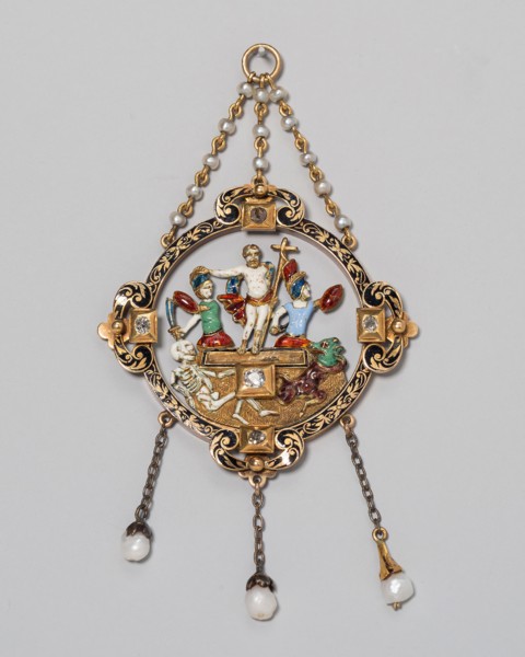 Pendant with Resurrection, 1850/1900, Northern European, possibly Austrian (Vienna), Europe,