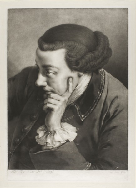 Portrait of a Young Man, Looking to the Left (Self-Portrait), from Life-Sized Heads, 1760, Thomas