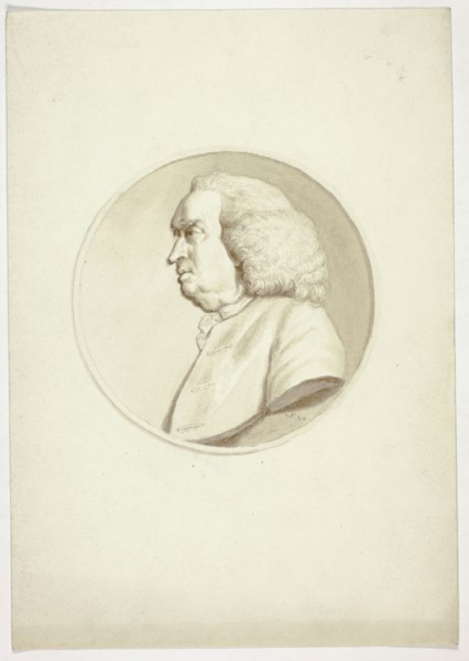 Dr. Johnson, n.d., Unknown Artist, British, 19th century, United Kingdom, Brush and brown wash,