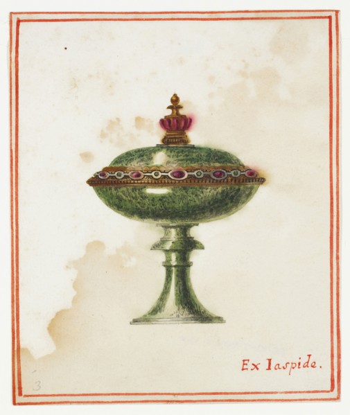 Jasper Covered Dish, n.d., Giuseppe Grisoni, Italian, born Flanders, 1699-1769, Flanders, Gouache,